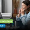 are sinus infections contagious